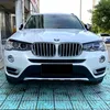 For BMW X3 F25 X4 F26 2014 2015 2016 2017 2018 2pcs Headlight Eyelids Eyebrows Body Kit Sticker Tuning Gloss Black ABS Plastic