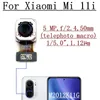 Original bakre kamera för Xiaomi Mi 11i M2012K11G Front Facing Selfie Backside Big Main Back Camera Flex Cable M2011K2C M2011K2G