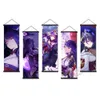 Genshin Impact Vanging Scrolls Keqing Canvas Print Mona картин