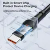 100W USB C Kablo Hızlı Şarj Şarj Cihazı USB C MacBook için Type-C PD Tel Kablosu Samsung Xiaomi Redmi Hızlı Şarj Kablosu 1M 2M 3M