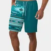 Pantalon masculin pantalon personnalité imprimé décontracté solide respirant hétéro même pantalon sèche mince pantalon sec de plage d'été