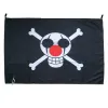 Anime One Piece Logo Flags Luffy Edward Newgate Trafalgar Yasası Marshall D Buggy Shanks Bayrak Banner Cosplay Props Figür Oyuncak Teach