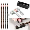 Ögonbrynspennsparare med blyertspenna Trimmer Microblading Supplies Set Brow Sharpning Tip Thin Beauty Eyebrow Tattoo Supplies