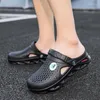 Casual Shoes Mens Flat Sandals Summer 2024 Classic Black Man Beach Non-Slip Comfortable Clogs Slippers Men Sport