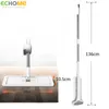 ECHOME 32/36/38cm Floor Mop Magic Squeeze Sliding Flat Mop Hand Free Washing Household Kitchen Cleaning Tools with Mops Rag Pads