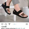 2023 New Sandals Summer Platform Shoes Women Beach Outside Slippers Man Soft Thick Sole Non-slip Indoor Slides Cool Black