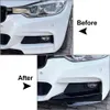 2Pcs Car Front Bumper Lip Corner Splitter Trim Accessories For BMW F30 F31 3-Series M Sport 2012 2013 2014 2015 2016 2017 2018