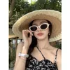 Brede rand hoeden omea straw hoed vrouwen zomer bloemen kanten strand vakantie zon patchwork kleur raffia floppy meisje cap elegant