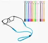 Eyeglasses chains 1-5 pieces of silicone eyewear strap with anti slip sports glasses sunglasses neck tie eyewear chain accessories C240411