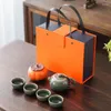 Teaware Sets Gift Set For Tea Ceremony Japanese Teapot And Cup 6 Pcs Cutlery Complete Tools Pot Chinese Teacup People Gongfu