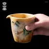 Кружки с горящими ручными руками кувшин для чая джингджэнь керамический ландшафтный горшок с большой сервировой посудой