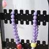 Kunststoff klare Ohrringe Stufen Display Rack Klappschirm Ohrring Schmuck Display Stand Halter Aufbewahrungsbox Geschenk für Frauen