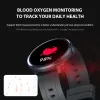 Orologi kumi gw4a tft schermo orologio intelligente più di 20 modalità sportive ip68 monitoraggio della pressione arteriosa impermeabile per i telefoni Alexa