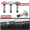 3D Metal Steel Door Lock Pin Knob Door Safety Bolt för Mini Cooper S JCW F54 F55 F56 F57 F60 R55 R56 R57 R58 R59 R60 R61