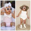 Baby Polarized Round Sunglasses Flexible Rubber Shades with Strap for Toddler born Infant Ages 036 Months 240410