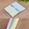 Paper Loose Leaf A6 Refill Binder Planner Lined Filler Inserts Refills Notebook Hole Ruled Sheet Ring Note Colorful Book Journal