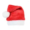 Vestimenta de perros navidad pequeño peluche santa sombrero para gato mascota decoraciones felices gorra casera noel navidad feliz año regalo