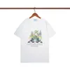 Herren Mode Casual T-Shirts Man Kleidung Street Designer T-Shirts Tennis Club Shorts Ärmeln Männer T-Shirts Casablanc Shirt US Size