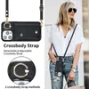 designer iphone case phone case crossbody ring wallet card holder white leather protective case insert card suitable for Apple 15 Pro Max Apple 14 iPhone 13 Apple 12