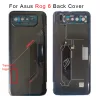 Imal 6,78 "pour ASUS ROG 6 Battre de couverture de batterie NOUVEAU pour ASUS ROG Téléphone 6 Pièces de remplacement de la couverture arrière par adhésif