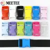 Meetee 10pcs Plastic Release Backle 10-38mm Couleur Clip Clip de sécurité