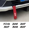 Auto -Schleppseil -Gurtzubehör für Peugeot 206 207 208 301 307 308 T9 406 407 408 508 2008 3008 5008 108 RCZ 607 4008 RIFTER 107