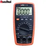 Ruoshui 81d mini multimetro digitale 3999 conta vera rms capacità di capacità di capacità di frequenza tester intervallo automatico multimetro