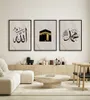 Résumé Affiche islamique Mecque Pilgrimage Paint Huile minimalisme Marbing Art Print Nordic Mural Living Room Home Decoration