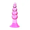 6PCS / Set Bullet Anal plug silicone arrière-cour vibrant massage bâton adulte orgasme érotique G-spot pour hommes femmes couple toys sexuels