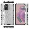 Étui à l'épreuve des chocs pour Xiaomi Redmi Note 12S Cover Redmi Note 12s Transparent en nid d'abeille transparent couvercle Redmi Note 12S 4G Global