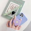 New Cute Marble Expanding Phone Stand Grip Finger Rring Support Anti-Fall Round Foldable Mobile Phone Holder for iPhone 11