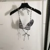 Projektantki bikini kobiety marka odzieży damska letnie logo stroju kąpielowego Seksowne suwaki na damskie strój kąpielowy 11 kwietnia