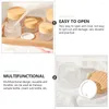 Storage Bottles 10 PCS Portable Cream Bottle Travel Small Glass Containers Makeup Jar ABS Sample