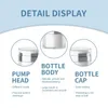 Storage Bottles Press-type Cream Tank Travel Cosmetics Subbottling Portable Empty Bottle Allocator Split Cosmetic Jar