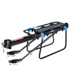 Bicycle Bagage Cargo Cargo traseiro Rack de 20-29 polegadas Bicicletas Instalar ferramentas de prateleira Ciclismo de segurança Bacha de stand racks