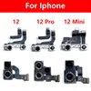 Novo para iPhone 12 13 Pro Max Mini Frente Camera Flex Cable traseiro traseiro da câmera principal Peças de reparo de cabo flexível