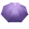 Bérets Portable Rain Umbrella Chapeau pliable pêche extérieure Caphafrage étanche Unisexe Unisexe Camping Headswear Beach Chapeaux Sun Caps de soleil