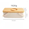 Storage Bottles Butter Dish Box With Lid And Holder Container For Counter Top Large Keeper Holds Up To 2 Sticks White