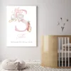 Baby naissance personnalisée Affiche personnalisée Art Princer ABC Nom Canvas Peinture Mur Image Nordique Kid Boy Bandroom Decoration