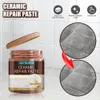 Réparation de carreaux de sol crème Crème de céramique pratique Adhésif Kit de réparation de douche à fixation rapide pour le marbre / baignoire / toilettes / lavabo Réparation