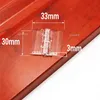 Plastic Folding Hinges Transparent Plexiglass Hinge Durable Clear Acrylic 25X33 30X33 38X45 65x42