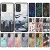 Jurchen Silicone Phone Case pour Xiaomi Redmi 4x 4a Mi Note 10 11 10S 11S 11T Pro Plus 5G Marble Texture Géométrique Printing Cover