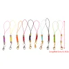 10pcs Telefon Lanyard Lariat Gurtkabel Hummerverschluss Seil Keychains Haken Mobile Set Charms Keyring Bag Zubehör Schlüssel Ring