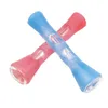 New Colorful Horn Silicone Glass Pipe Smoking Mounthpiece Tube Holder Non-slip Handle For Preroll Rolling Handroller Herb Tobacco Cigarette