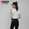 PGM Summer Women Golf Maglietta a maniche corte Shirt Sports Sports Abiti sottili Abbigliamento da tennis da golf traspirato da golf yf560