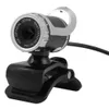 Webbkameror Rotertable Night Vision Webcam USB High Definition Web Cam 360-graders MIC CLIP-ON Dator PC Laptop Notebook Web Camera