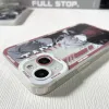 Genshin Impact Arlecchino telefonfodral för iPhone 15 14 13 12 11 Pro Max Plus XR Mini SE XS XR 7 8 Mjuk transparent omslagsdottore