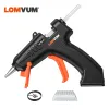 Pistola lomvum cordless fusione calda glue pistola usb ad alta temperatura ad alta temperatura wireless wireless ricaricabile strumento di temperatura termica elettrica