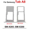 Samsung Galaxy Tab A8 10.5 "SM-X200 X205シングルデュアルメモリSDカード +SIMカードSIMトレイホルダーソケットスロット交換部品