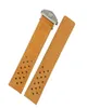 22mm Real Calf Leather Grey Suede Strap Vine Replacement Wrist Watchbands Watch Belt för Heure Bands9744347